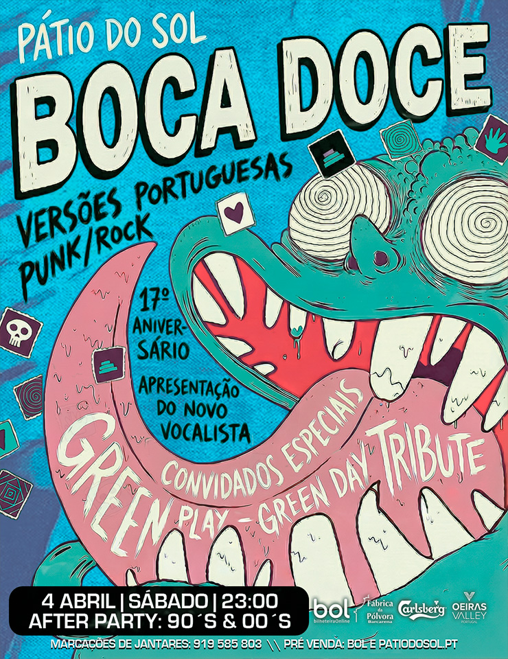BOCA DOCE – 17º Aniversário | 1ª Parte: Tributo a Green Day