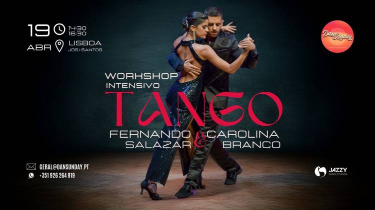 Tango intensivo em Lisboa com Fernando Zalazar e Carolina Branco