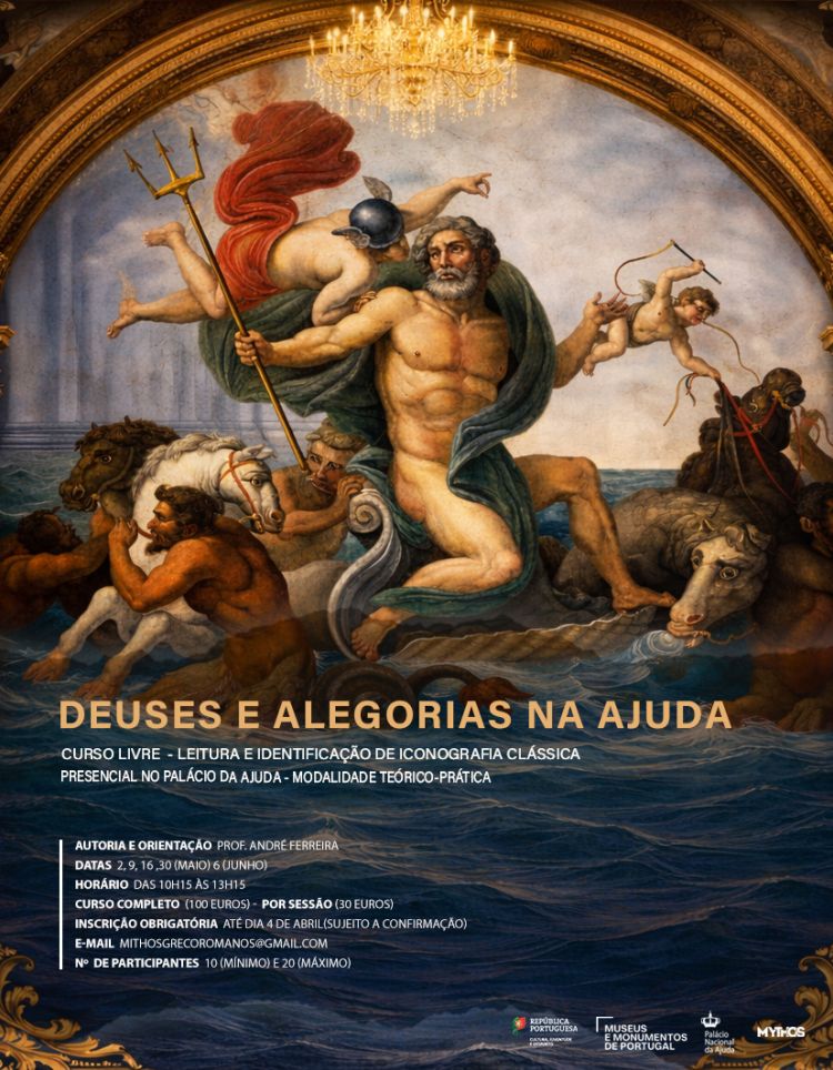 “Deuses e Alegorias da Ajuda” revela os mitos escondidos no Palácio Nacional da Ajuda em curso imersivo de arte e história