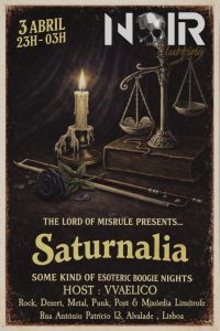 SATURNALIA – Rock, Desert, Metal, Punk, Post & Mixórdia Limítrofe