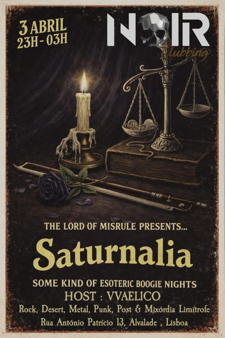 SATURNALIA – Rock, Desert, Metal, Punk, Post & Mixórdia Limítrofe