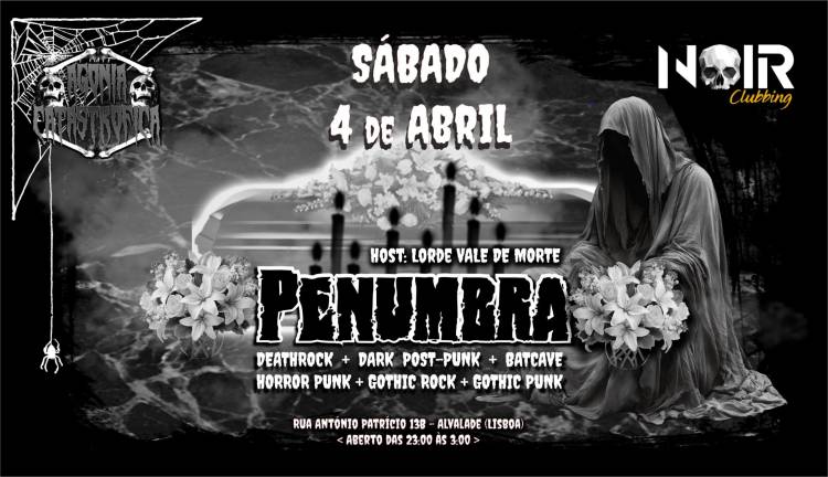 ✝︎PENUMBRA✝︎ – Deathrock, Dark Post-Punk, Batcave, Horror Punk, Gothic Rock, Gothic Punk