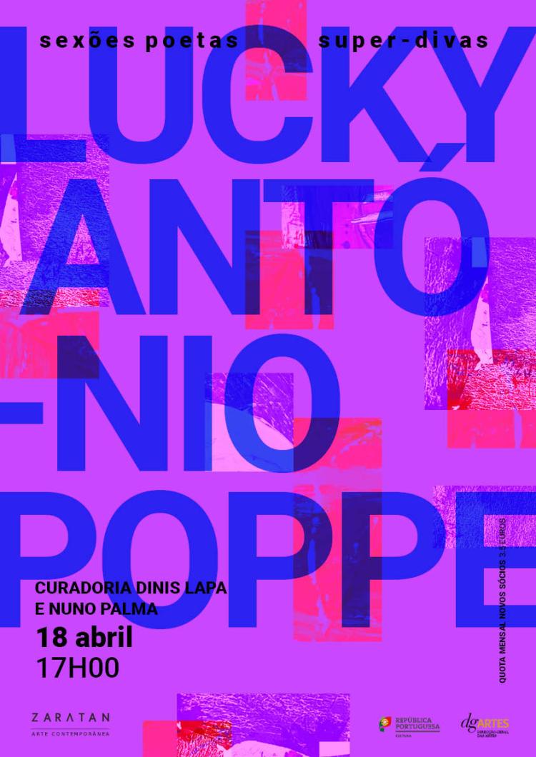 SUPER-DIVAS #13 traz António Poppe e Lucky numa sessão entre poesia, performance e música em Lisboa