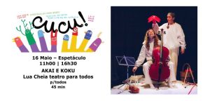 Akai e Koku” leva teatro infantil mágico à Lua Cheia em Lisboa com maçãs voadoras e um mundo de imaginação