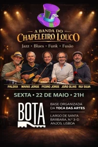 Banda do Chapeleiro Louco traz jazz “groovy” e imaginário musical ao BOTA em Lisboa
