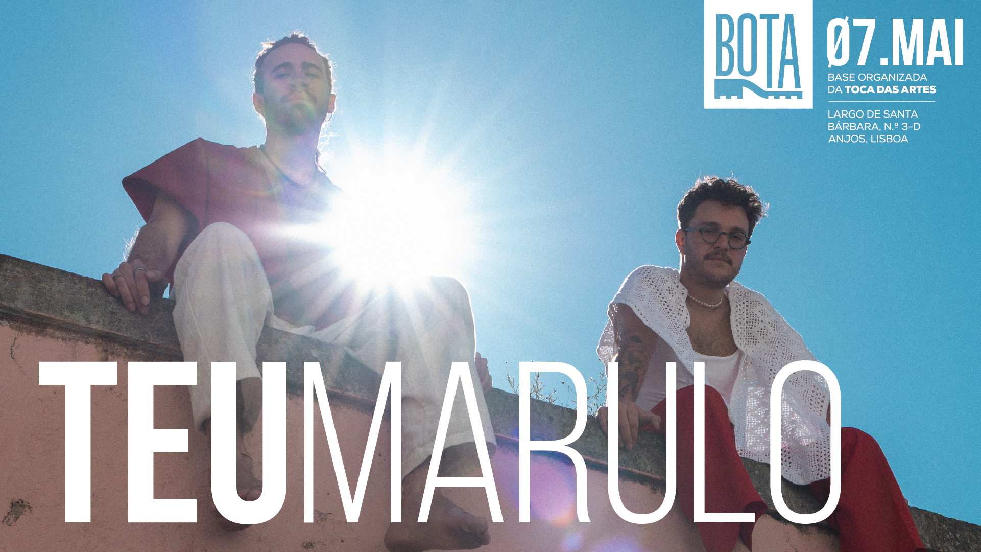 TeuMarulo estreia “Alguém Aqui Agora” no BOTA com concerto entre Belém e Rio de Janeiro