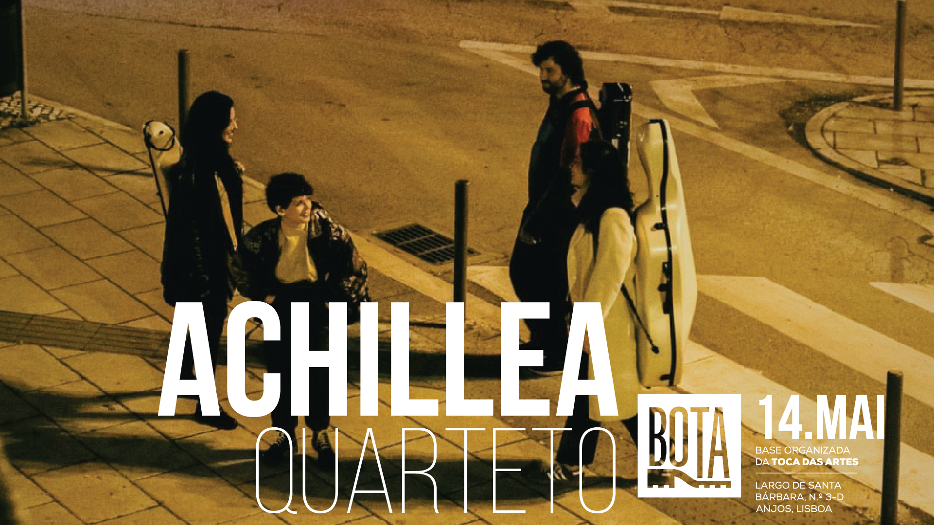 Quarteto Achillea atua no BOTA com concerto entre tradição portuguesa e criação contemporânea