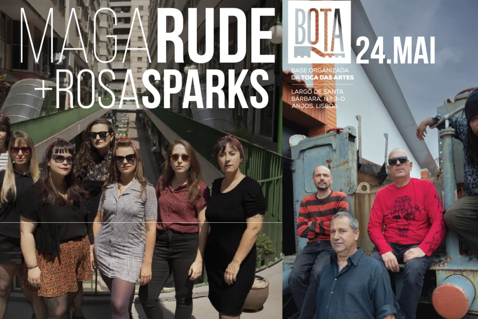 Maga Rude + Rosa Sparks trazem noite de ska, punk e resistência ao BOTA em Lisboa