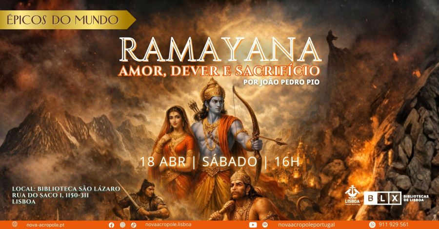Ciclo “Épicos do Mundo” leva o Ramayana à Biblioteca de São Lázaro