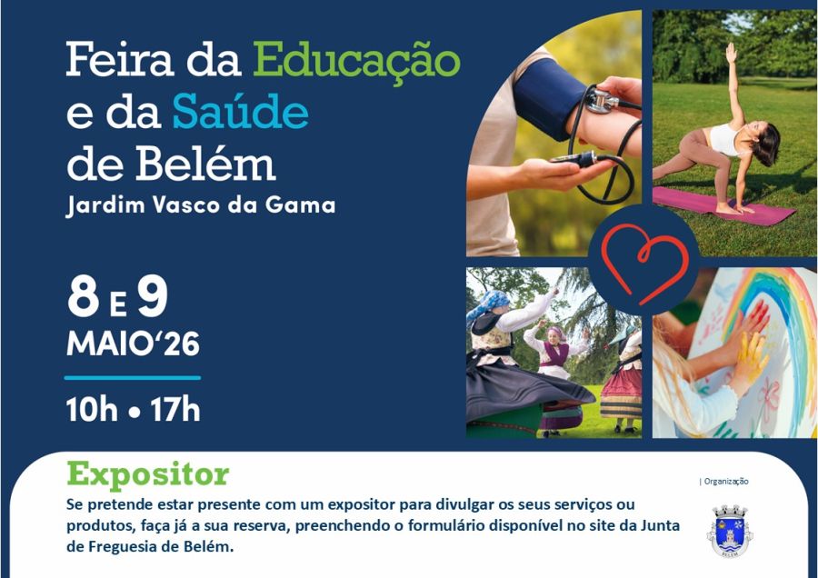 Feira da Educação e Saúde de Lisboa 2026 promove bem-estar, prevenção e conhecimento em Belém