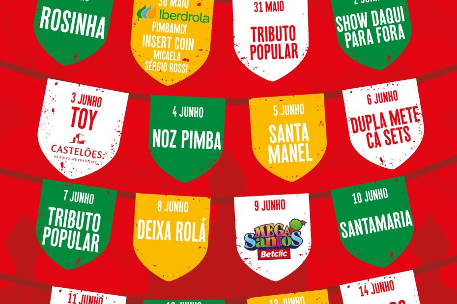 Grande Arraial Sagres 2026 nos Jardins do Campo Pequeno
