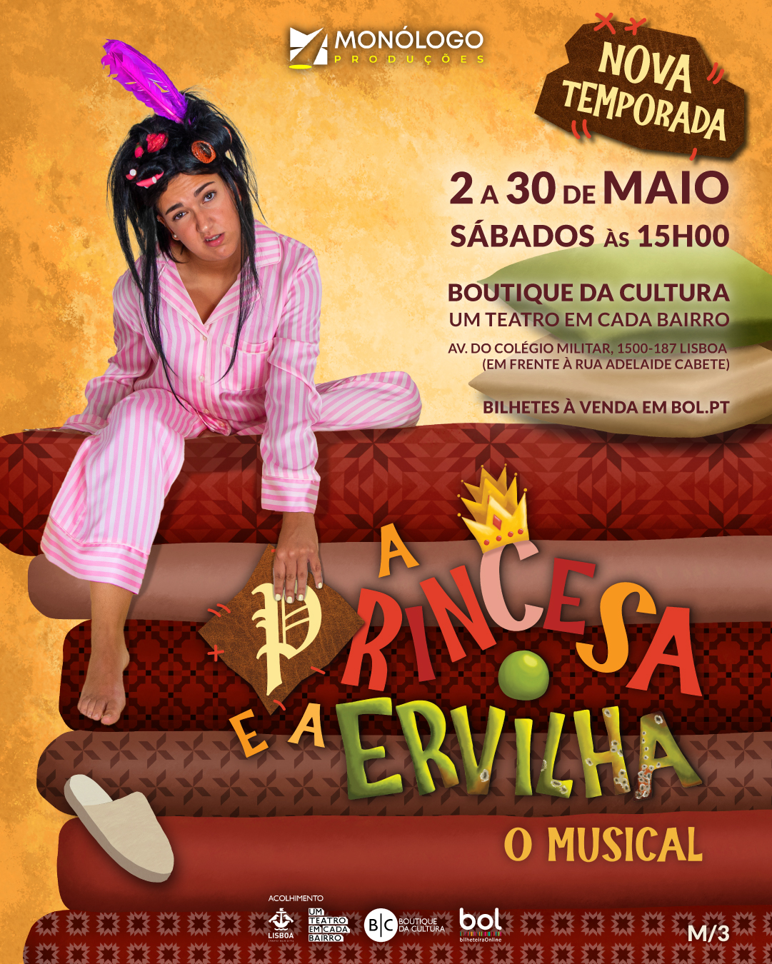 A PRINCESA E A ERVILHA: O MUSICAL | Teatro Musical Infantil 