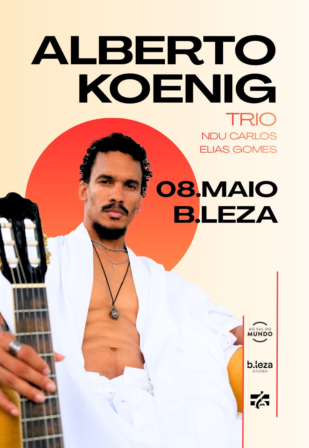 Alberto Koenig apresenta Kriol Soul Music no Club B.Leza