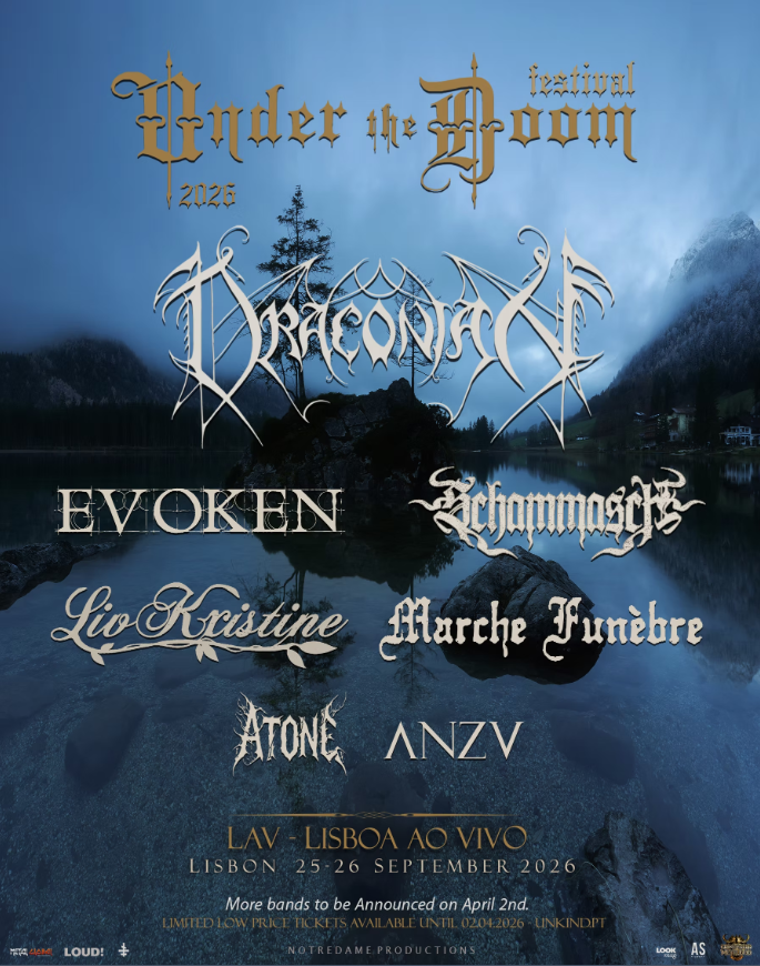 Under The Doom Festival regressa a Lisboa: dois dias de metal extremo, doom e atmosferas densas no LAV