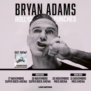 Bryan Adams regressa a Lisboa com a digressão “Roll With The Punches” na MEO Arena