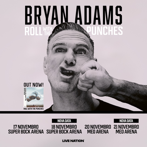 Bryan Adams regressa a Lisboa com a digressão “Roll With The Punches” na MEO Arena