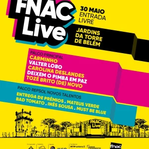 FNAC Live 2026 regressa a Lisboa com concertos gratuitos junto à Torre de Belém