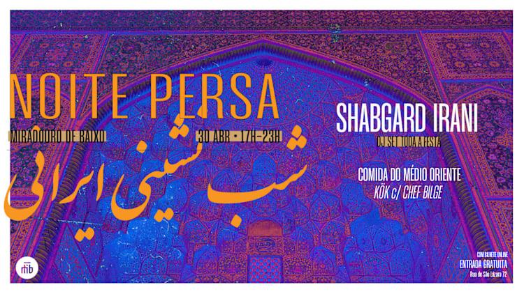 Noite Persa transforma o Miradouro de Baixo numa viagem sonora pelo Médio Oriente com Shabgard Irani em Lisboa