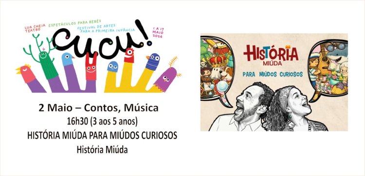 História Miúda leva contos, música e imaginação à Casa do Coreto