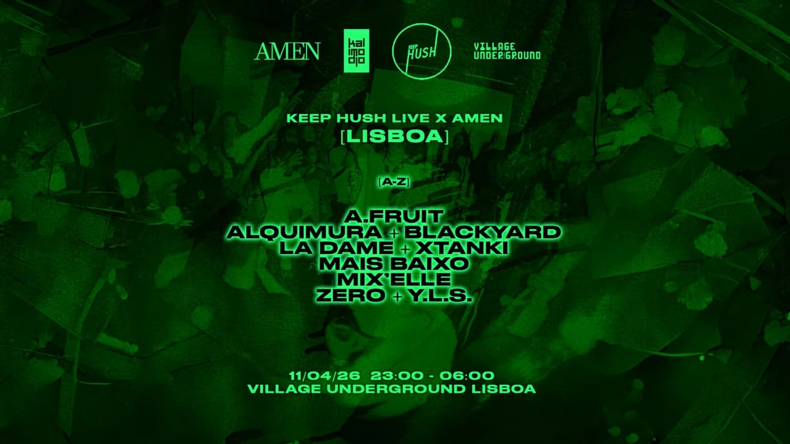 Keep Hush x AMEN – Jungle, Breaks & DnB Takeover