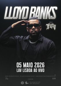 Lloyd Banks regressa a Lisboa: hip-hop de Nova Iorque em noite de celebração no LAV