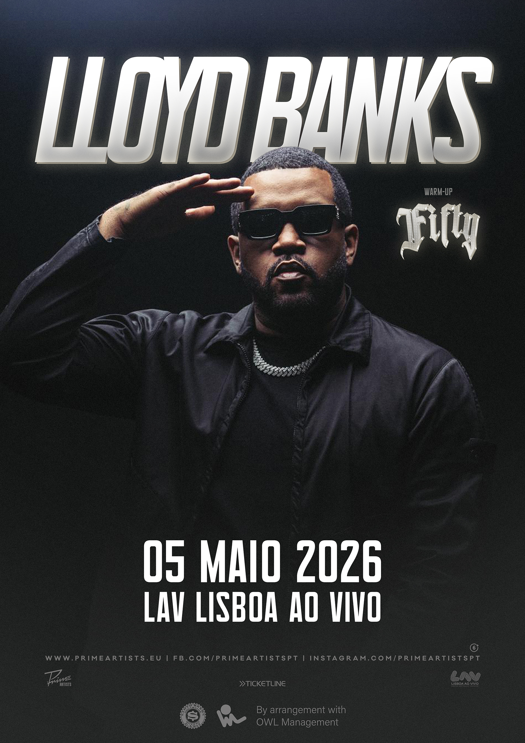 Lloyd Banks regressa a Lisboa: hip-hop de Nova Iorque em noite de celebração no LAV