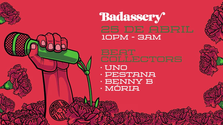 Beat Collectors X Badassery traz hip-hop ao vivo com banda e energia crua em Lisboa