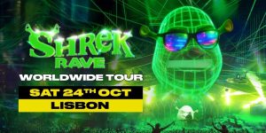 Shrek Rave chega a Lisboa: o pântano transforma-se numa festa caótica de techno, cosplay e energia rave