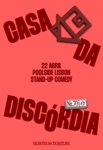 Casa da Discórdia #70: noite de stand-up comedy
