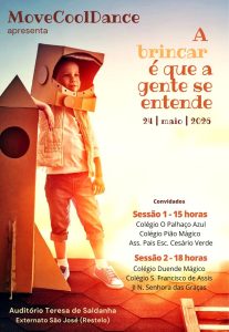 “A Brincar é que a Gente se Entende” leva dança e imaginação ao palco