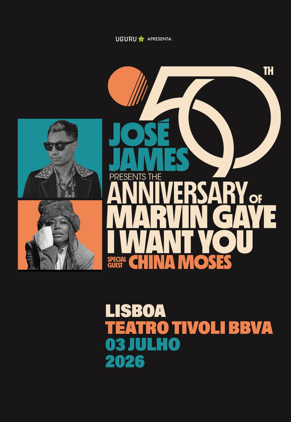José James celebra Marvin Gaye no Tivoli BBVA com China Moses
