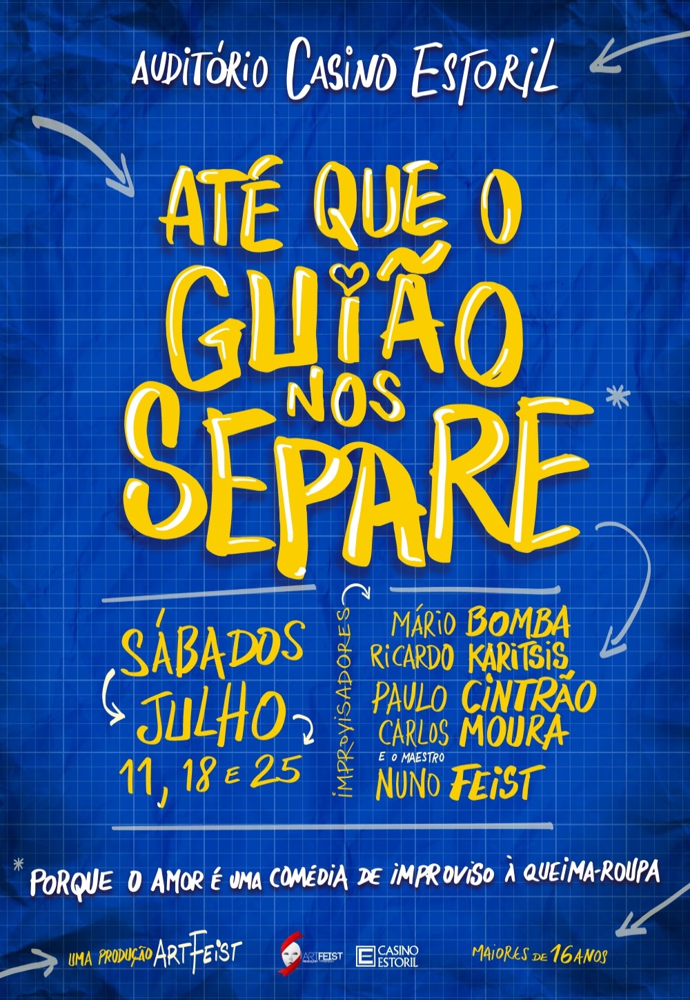 “Até Que o Guião Nos Separe” transforma o Casino Estoril numa celebração improvisada do amor