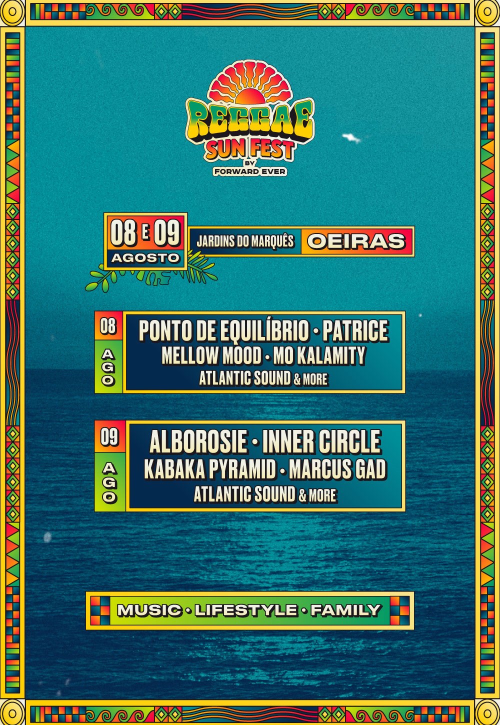 Reggae Sun Fest estreia em Oeiras com dois dias de música, sol e vibrações positivas