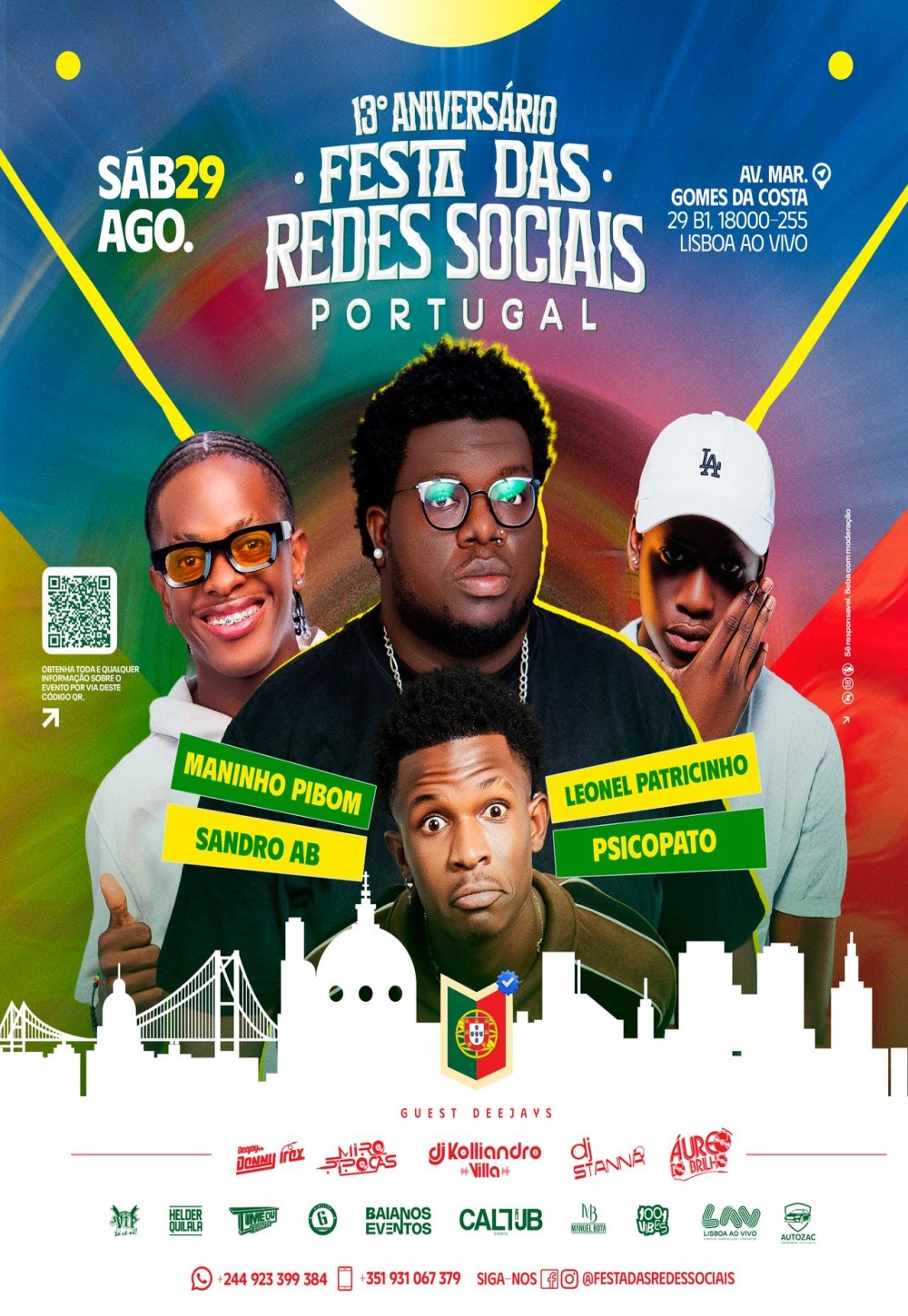 Festa das Redes Sociais celebra 13 anos com música urbana e ambiente viral