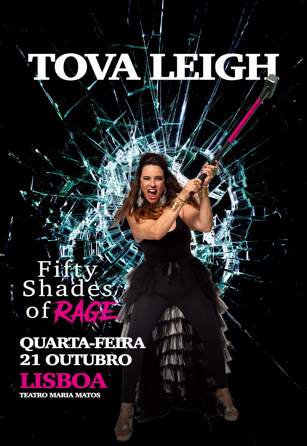 “Tova Leigh regressa a Lisboa com ‘Fifty Shades of RAGE’, um espetáculo de stand-up cru, honesto e sem filtros
