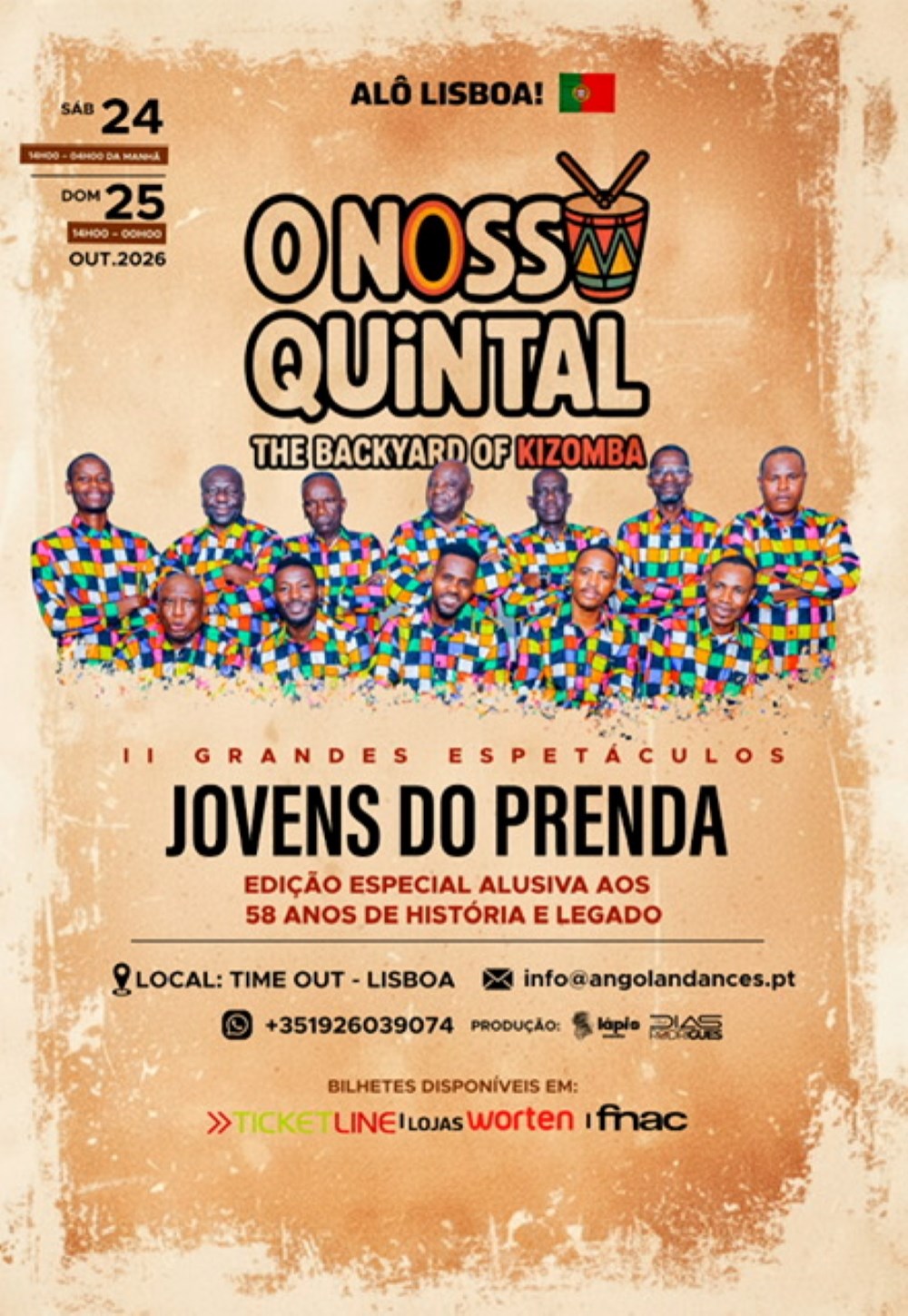 Lisboa recebe “O Nosso Quintal – The Backyard of Kizomba”: dois dias de cultura, dança e alma angolana no Time Out Market