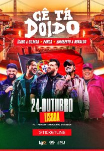 “CÊ TÁ DOIDO” traz o maior fenómeno do sertanejo brasileiro a Lisboa