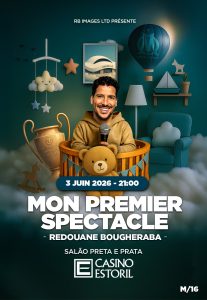 Redouane Bougheraba traz a Lisboa um espetáculo íntimo, explosivo e hilariante