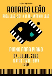 Rodrigo Leão apresenta “Piano para Piano” em Lisboa num concerto íntimo e familiar