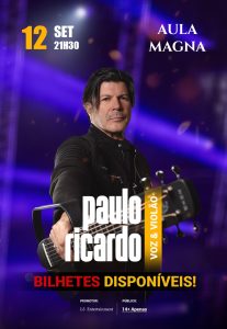 Paulo Ricardo atua em Lisboa na Aula Magna com concerto que celebra décadas de carreira e grandes êxitos do rock brasileiro