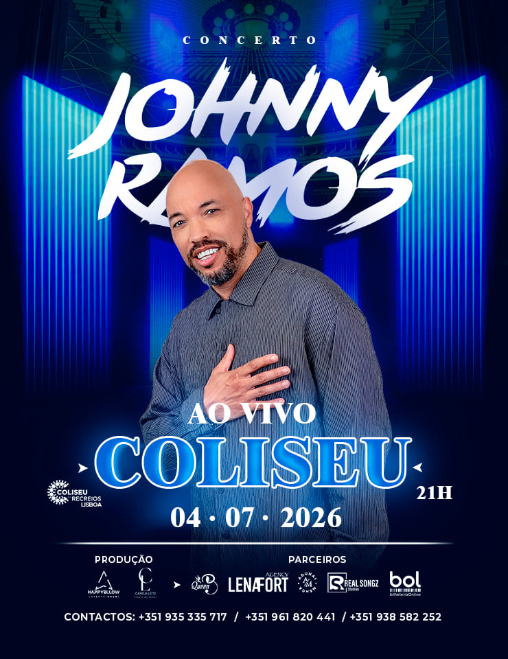 Johnny Ramos estreia-se no Coliseu dos Recreios com grande concerto de Kizomba, Zouk e emoção lusófona em Lisboa2