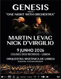 Genesis Tribute chega a Lisboa com orquestra ao vivo num espetáculo épico de rock sinfónico no Coliseu dos Recreios
