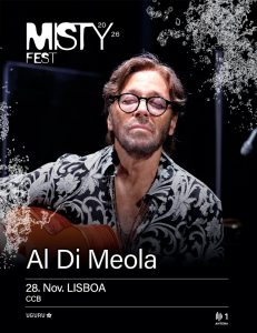 Al Di Meola regressa a Lisboa com concerto exclusivo no Misty Fest no CCB
