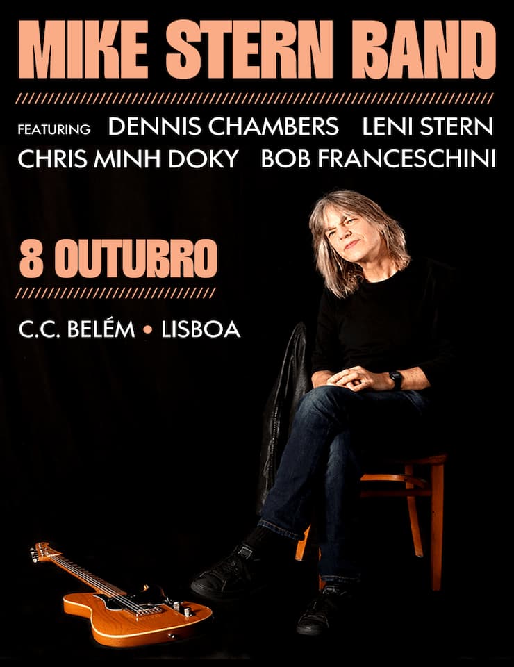 Mike Stern Band ao vivo no CCB: uma noite de jazz imperdível em Lisboa