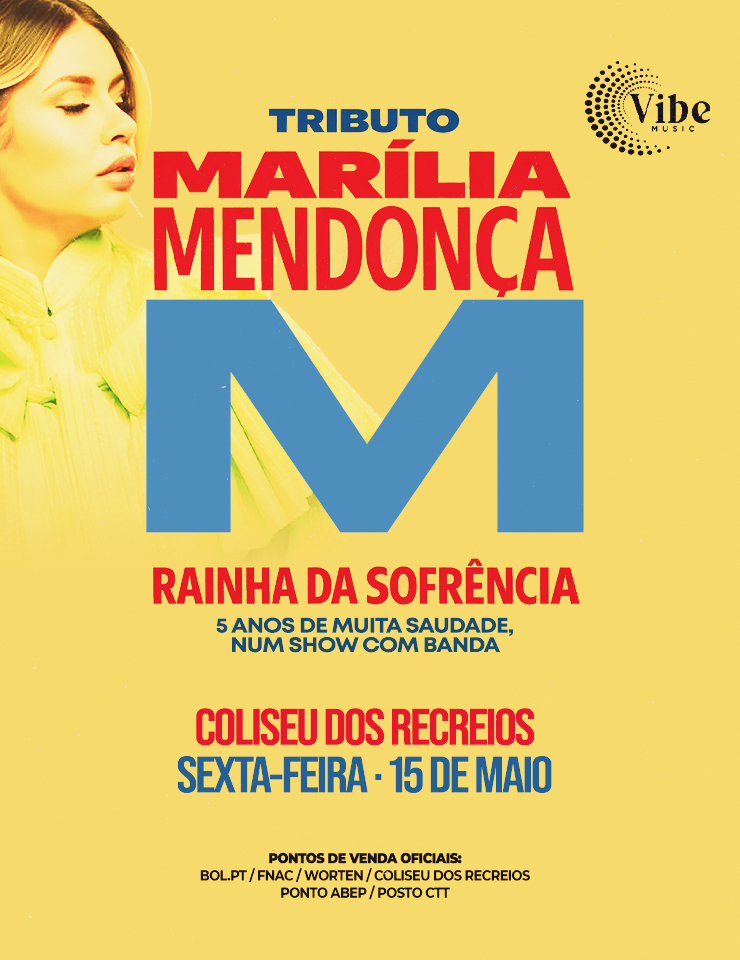 Tributo a Marília Mendonça chega a Lisboa com espetáculo emocionante no Coliseu dos Recreios em 2026 — “Um Show em Banda” celebra a Rainha da Sofrência