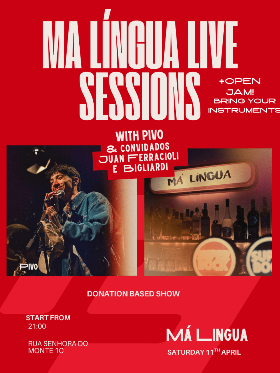 Live Sessions no Má Língua: concerto intimista e jam aberta
