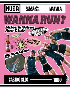 “Wanna Run?” junta corrida, cerveja sem álcool e DJ set na Musa de Marvila