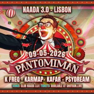 Lisboa recebe noite psicadélica com humor e dança: Samaveda apresenta “Pantomiman” no NAADA 3.0