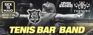 Tenis Bar Band atua no Theatro Club com concerto e after party em Sintra