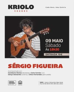 isboa recebe concerto intimista de Sérgio Figueira no CCCV com “Kriolo Sounds – Cada Nota, Uma Estória”
